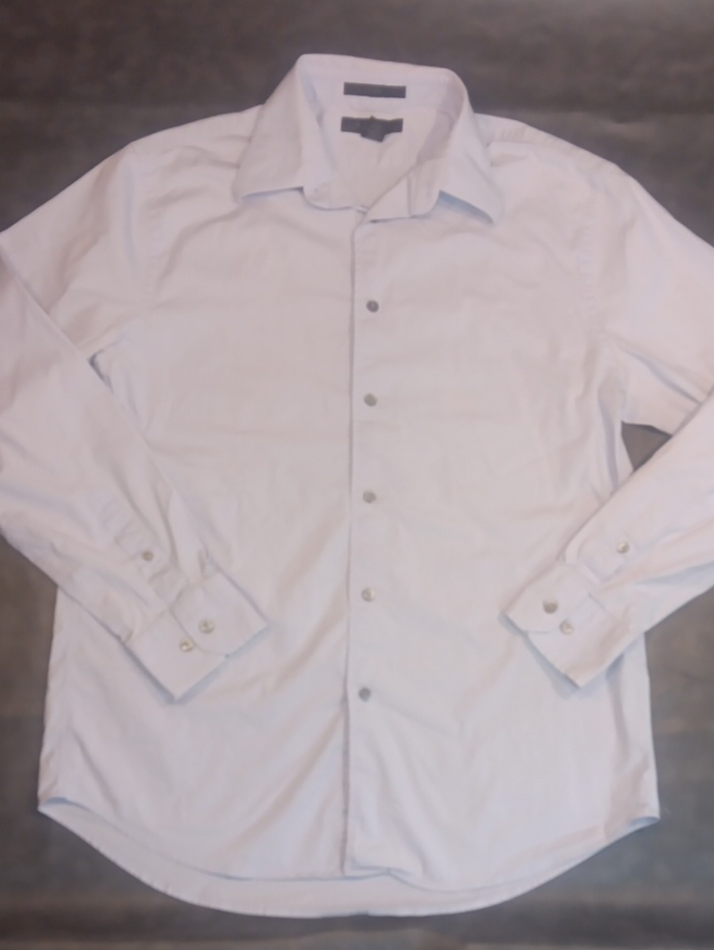 Express Men's 1MX Stretch Cotton Button Down Dress Shirt Lavender Large
